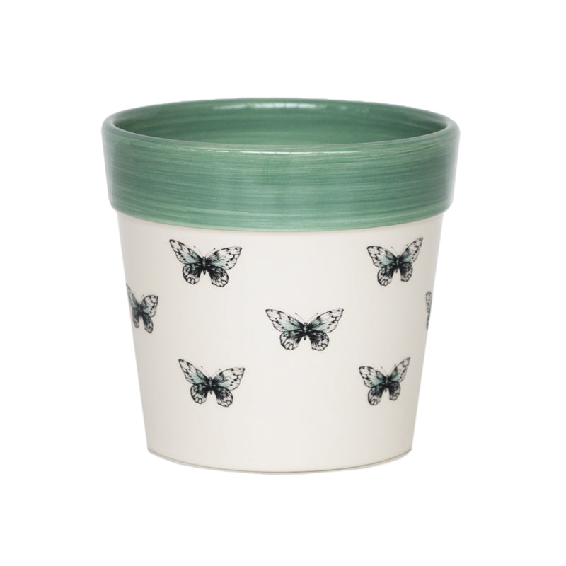 Butterfly Pot - Mint Green
