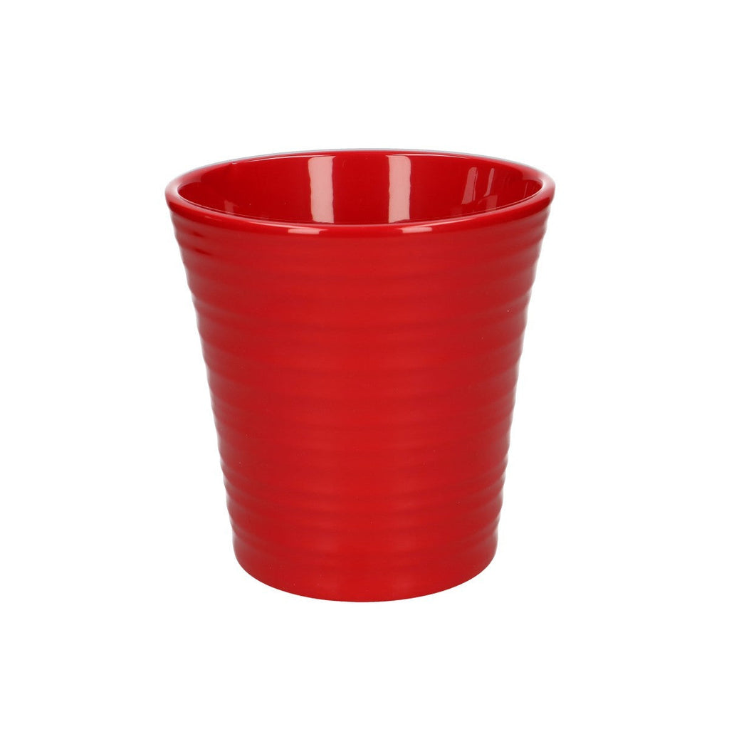 Ribbed Pot - Red