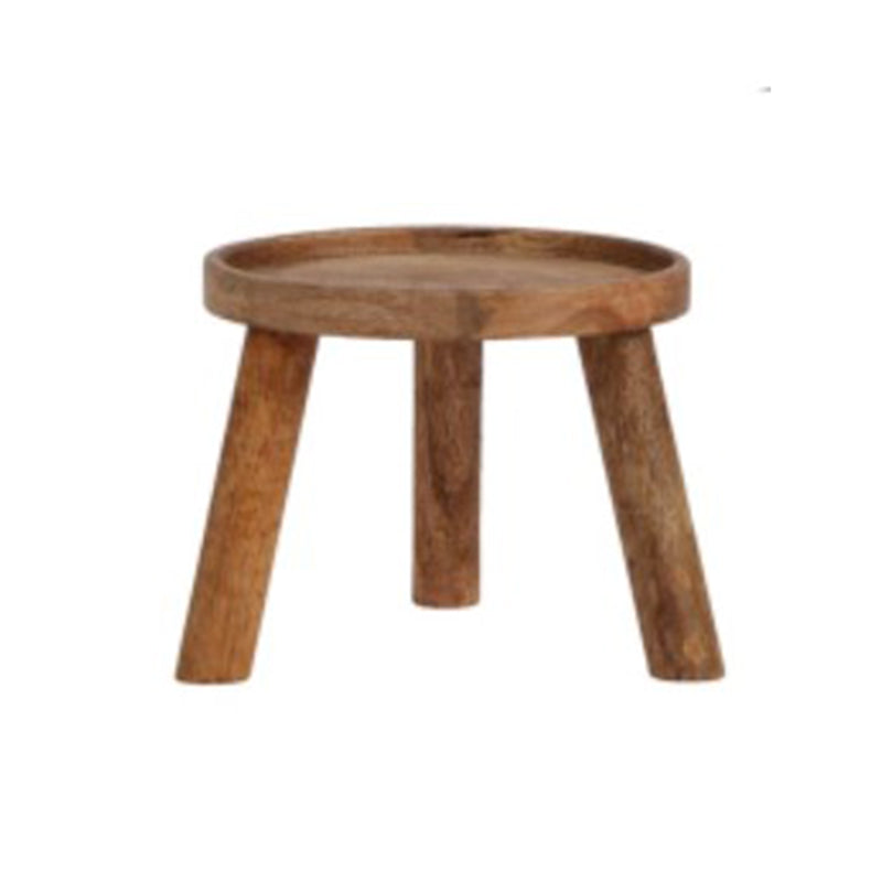 Wooden Plant Pot Stand - Brown