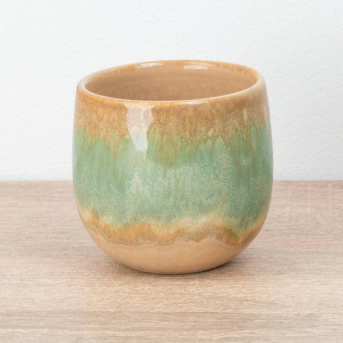 Beach Waves Pot - Blue