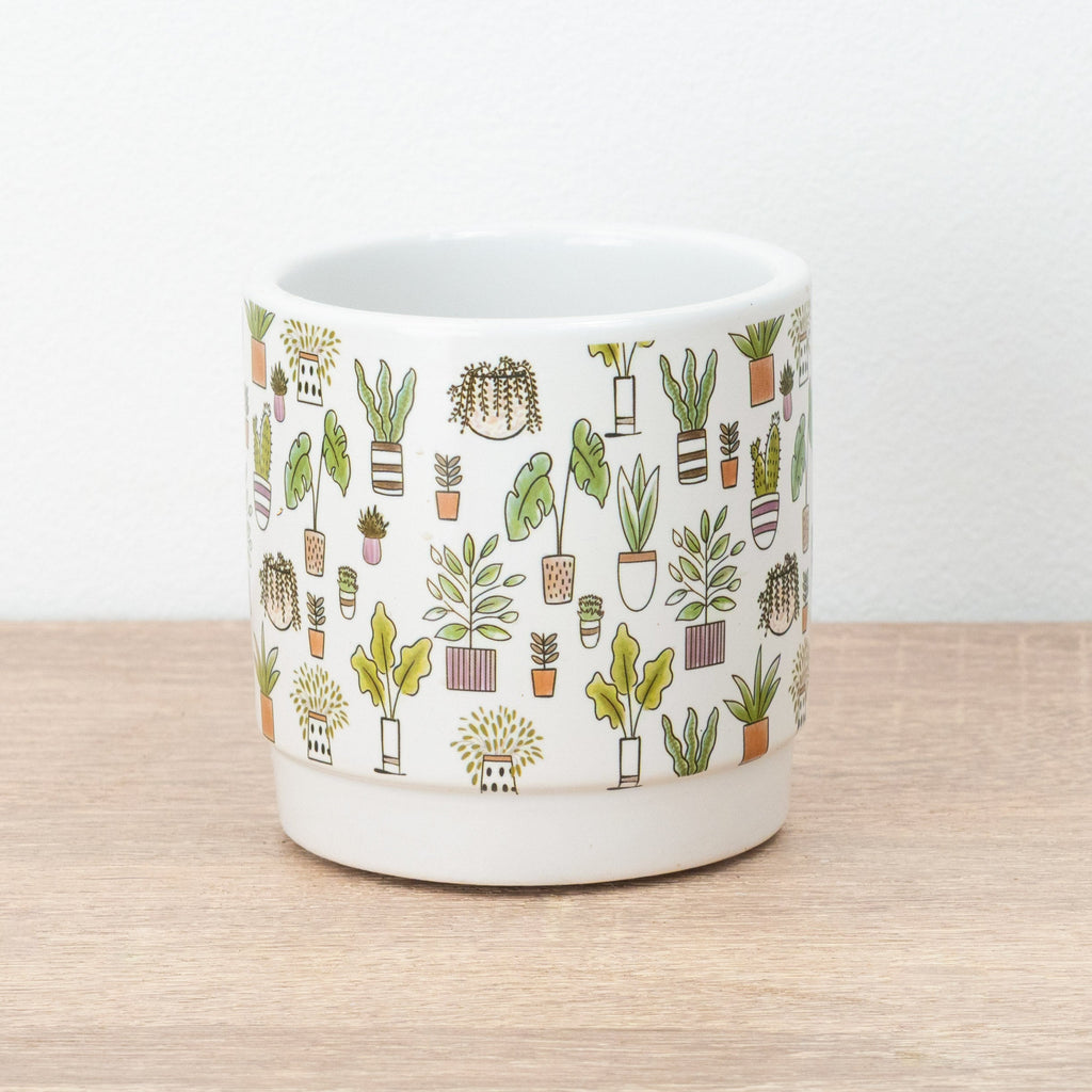 Botanical Pot - Red
