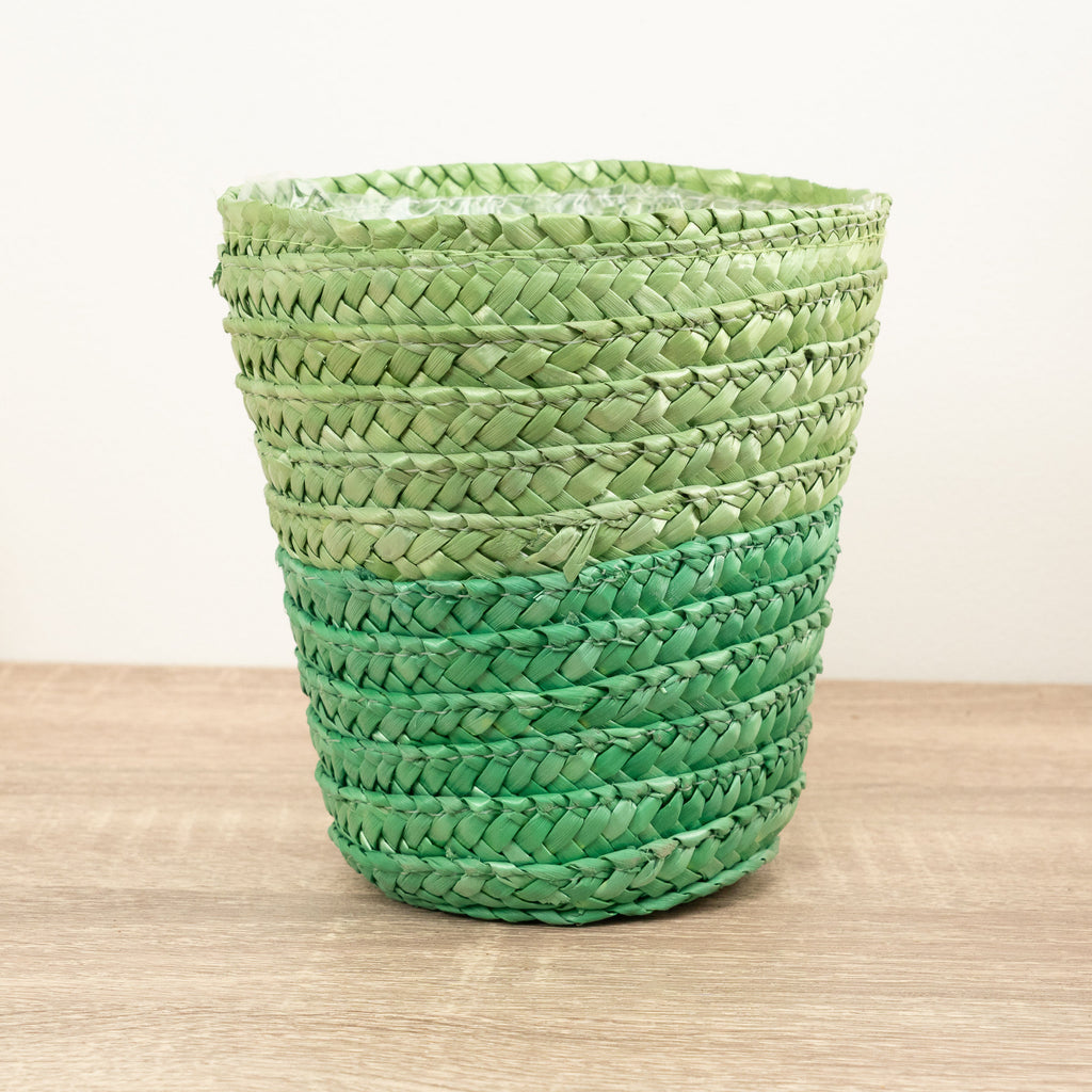 Woven Pot - Green