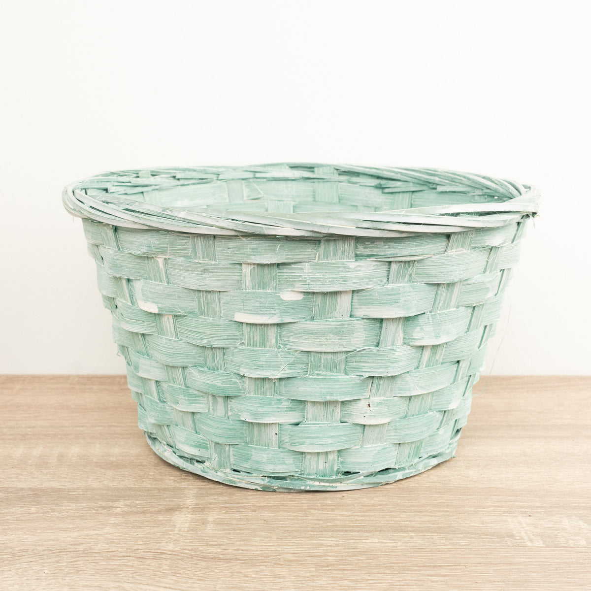 Bamboo Plant Basket - Green