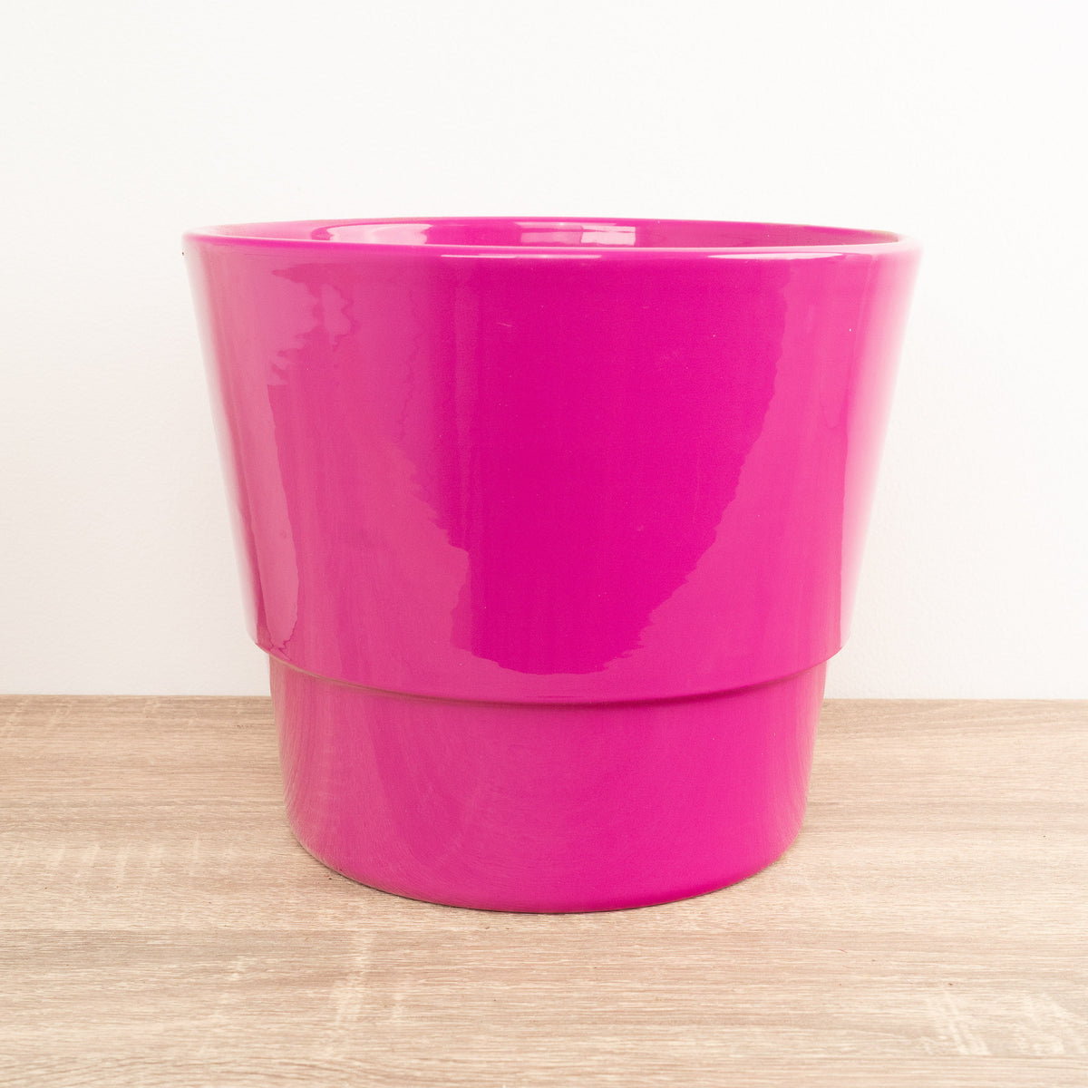 Lena Ceramic Plant Pot - Pink Plum