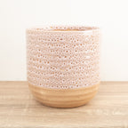 Morganite Glaze Pot - Pink