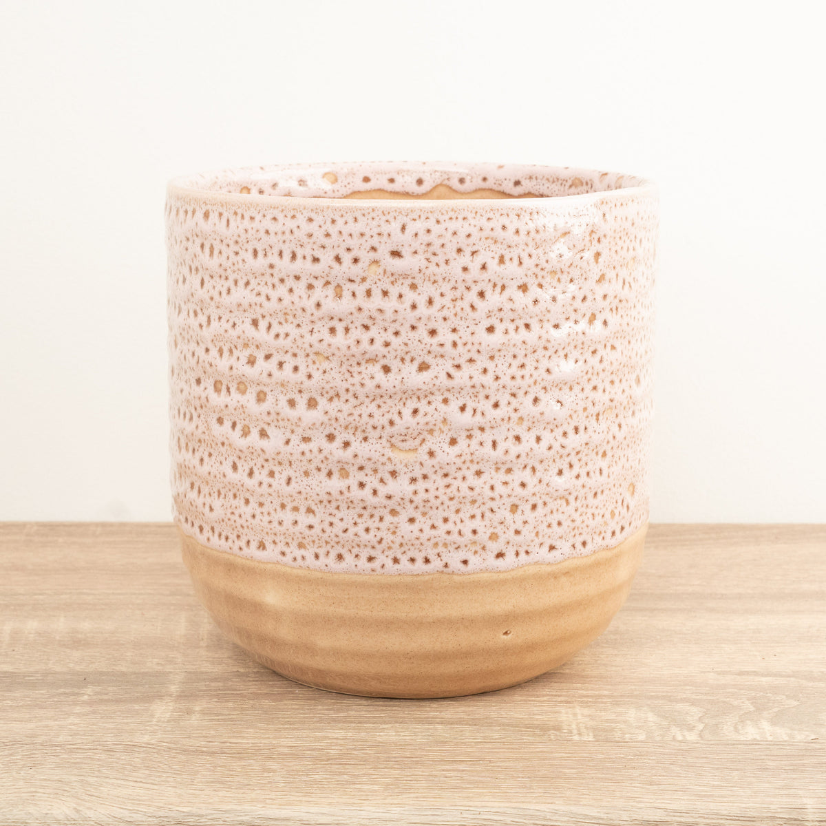 Morganite Glaze Pot - Pink