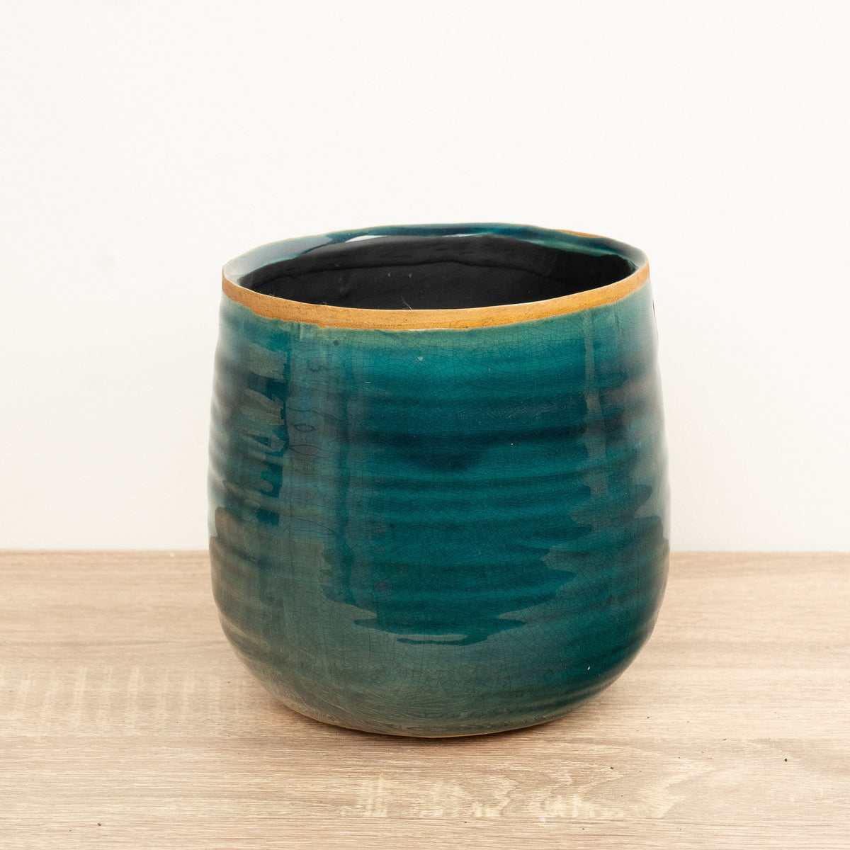 Como Ceramic Plant Pot - Turquoise