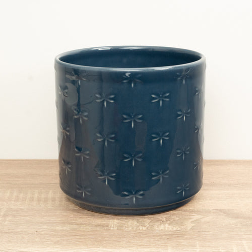 Arley Ceramic Plant Pot - Blue