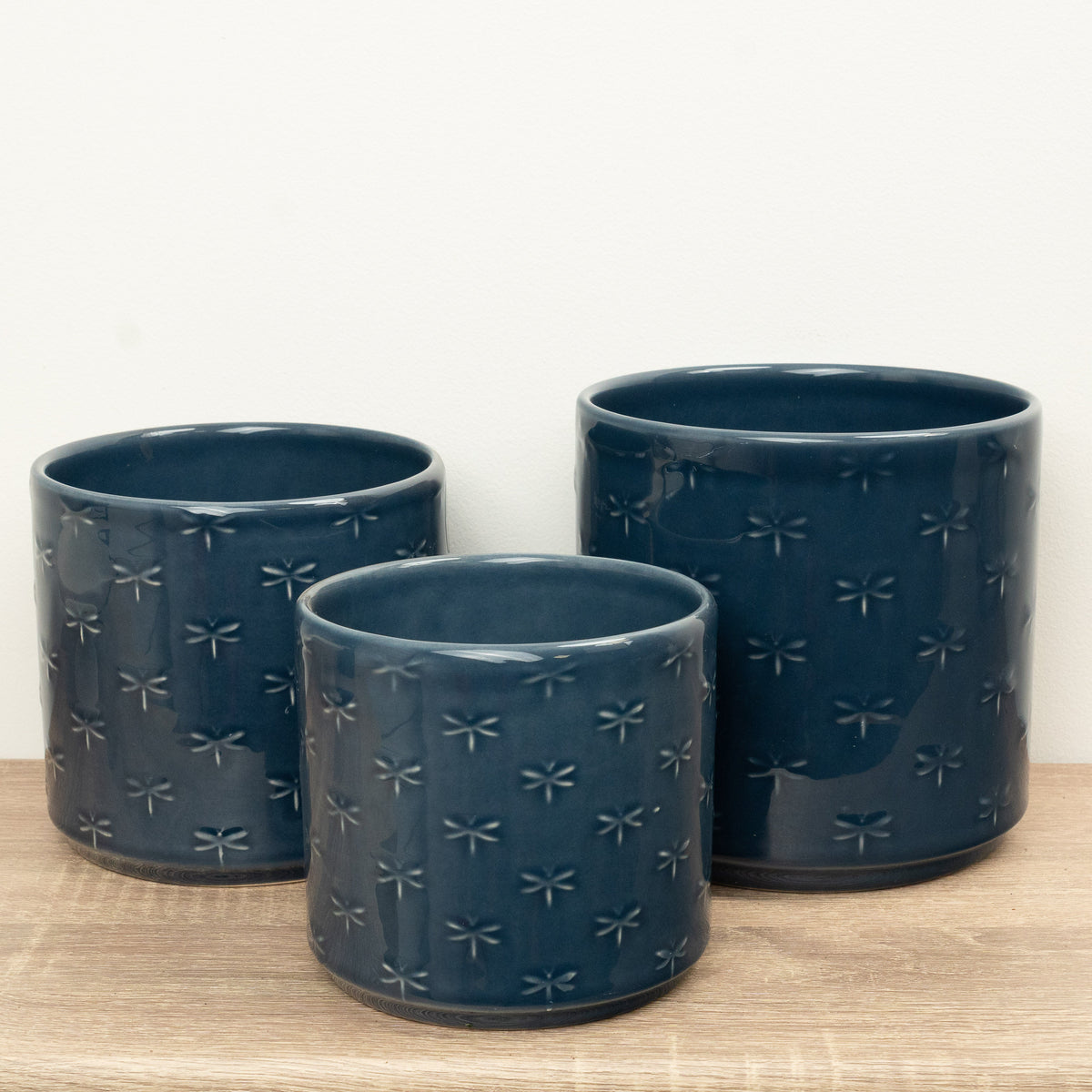 Arley Ceramic Plant Pot - Blue