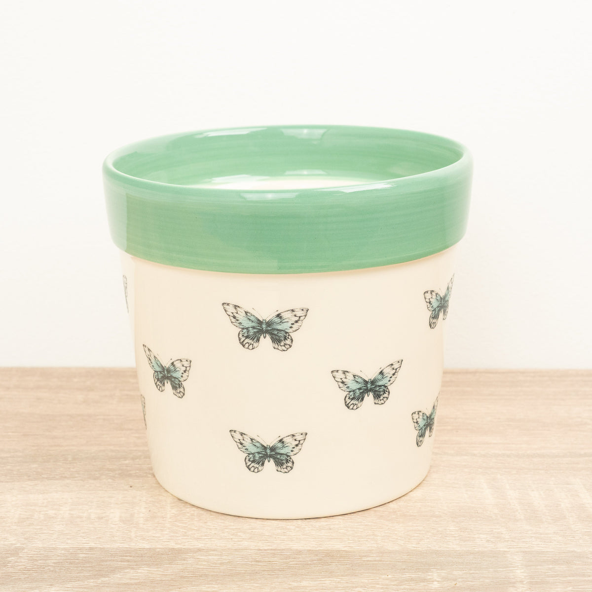 Butterfly Pot - Mint Green