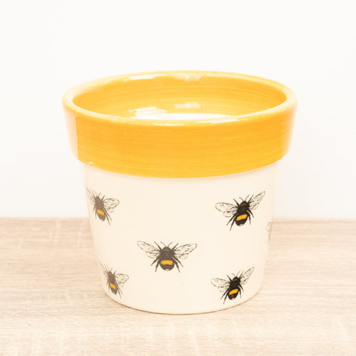 Bumble Bee Pot - Yellow