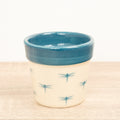 Dragonfly Pot - Ocean Blue