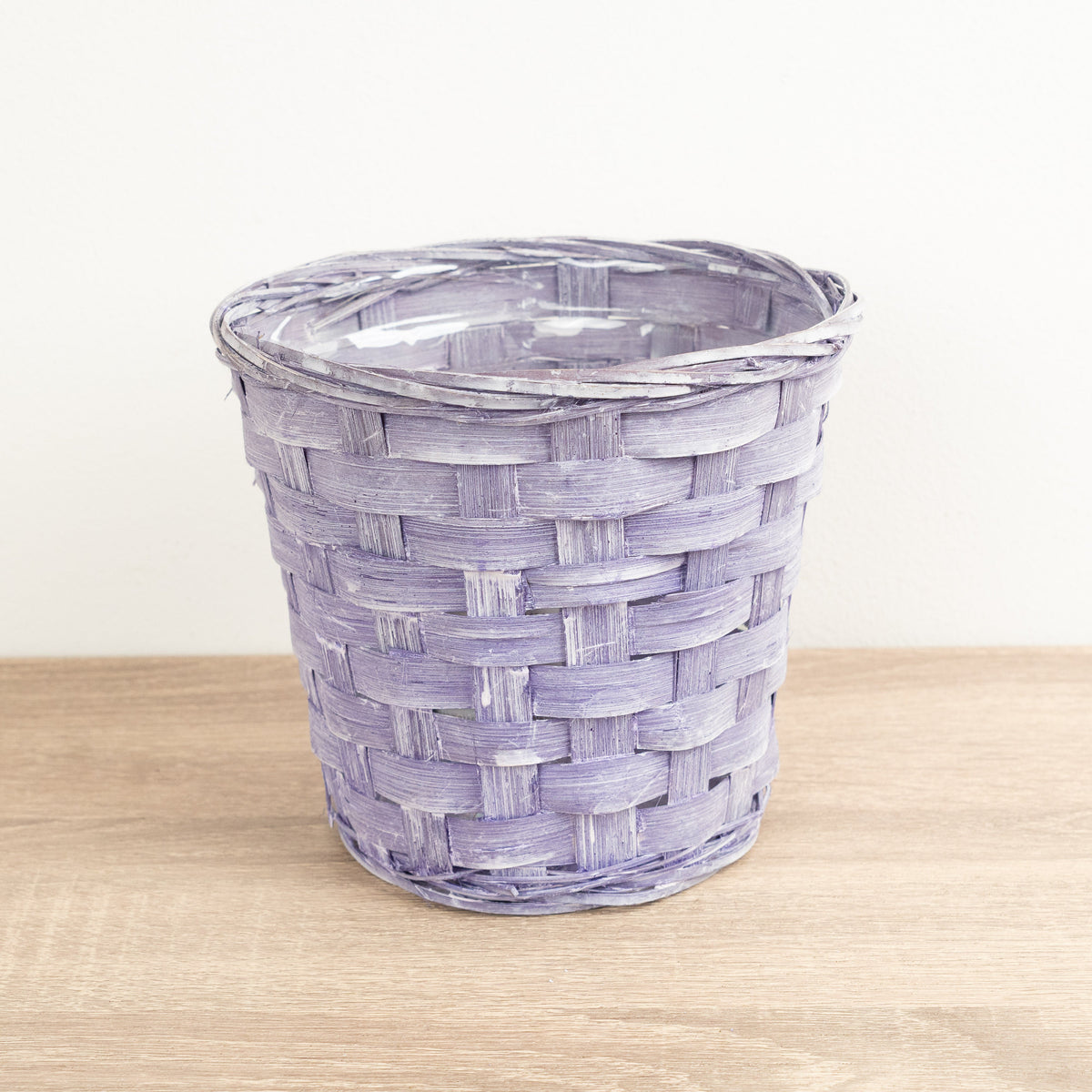 Bamboo Plant Basket - Lilac