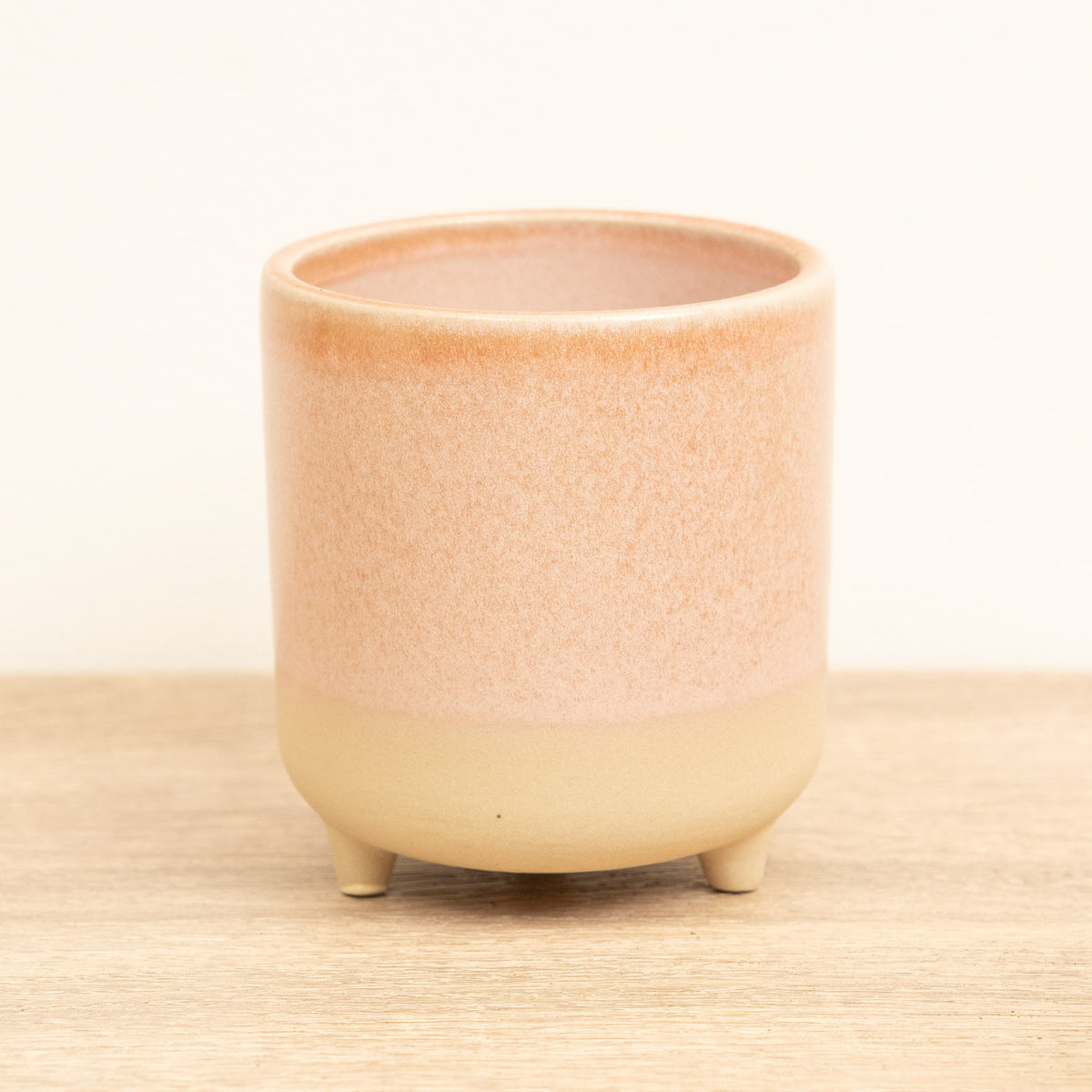 Jolie Matte Ceramic Plant Pot - Rose