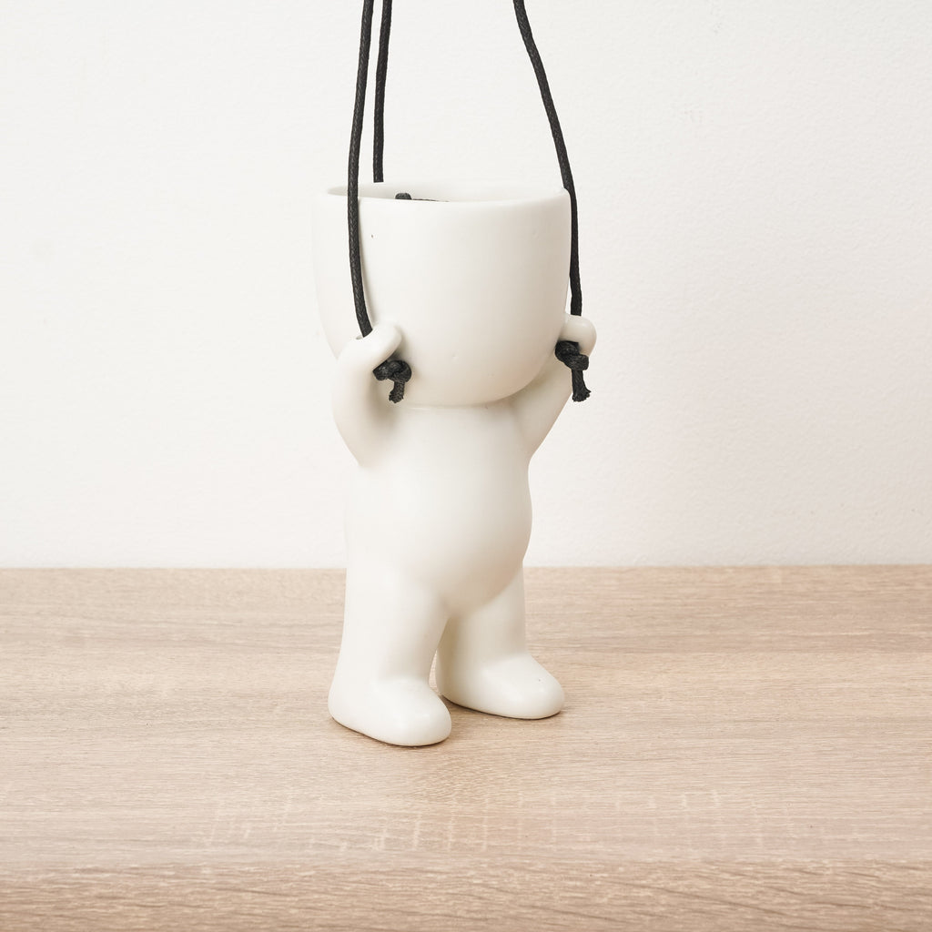 Chillings Hanging Plant Pot - White