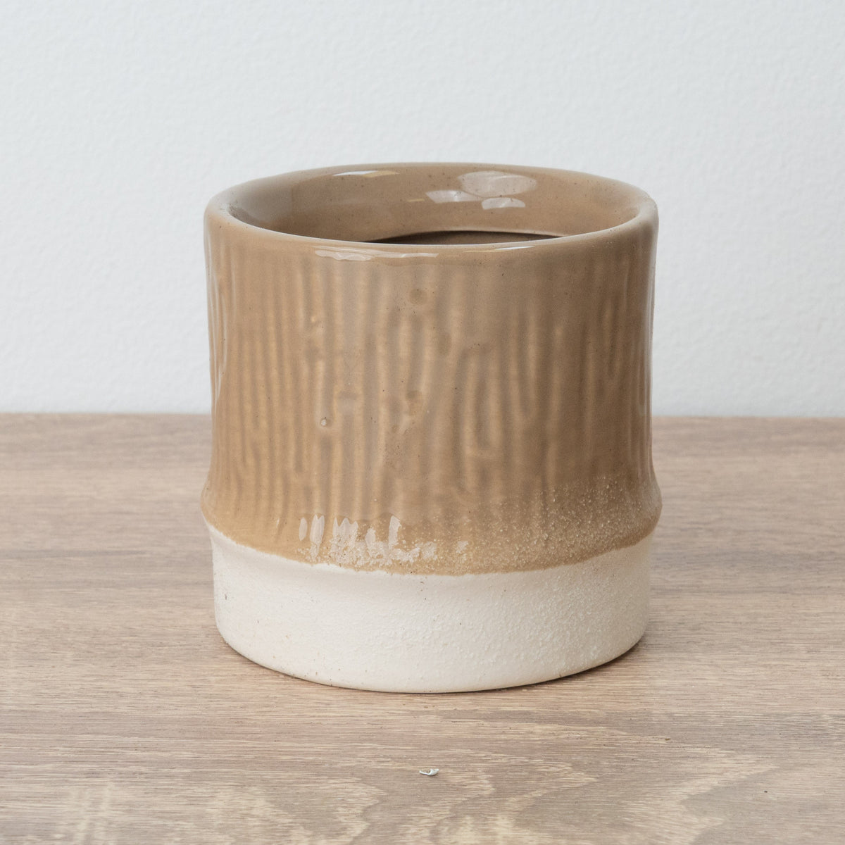 Big Dipped Top Plant Pot - Mushroom