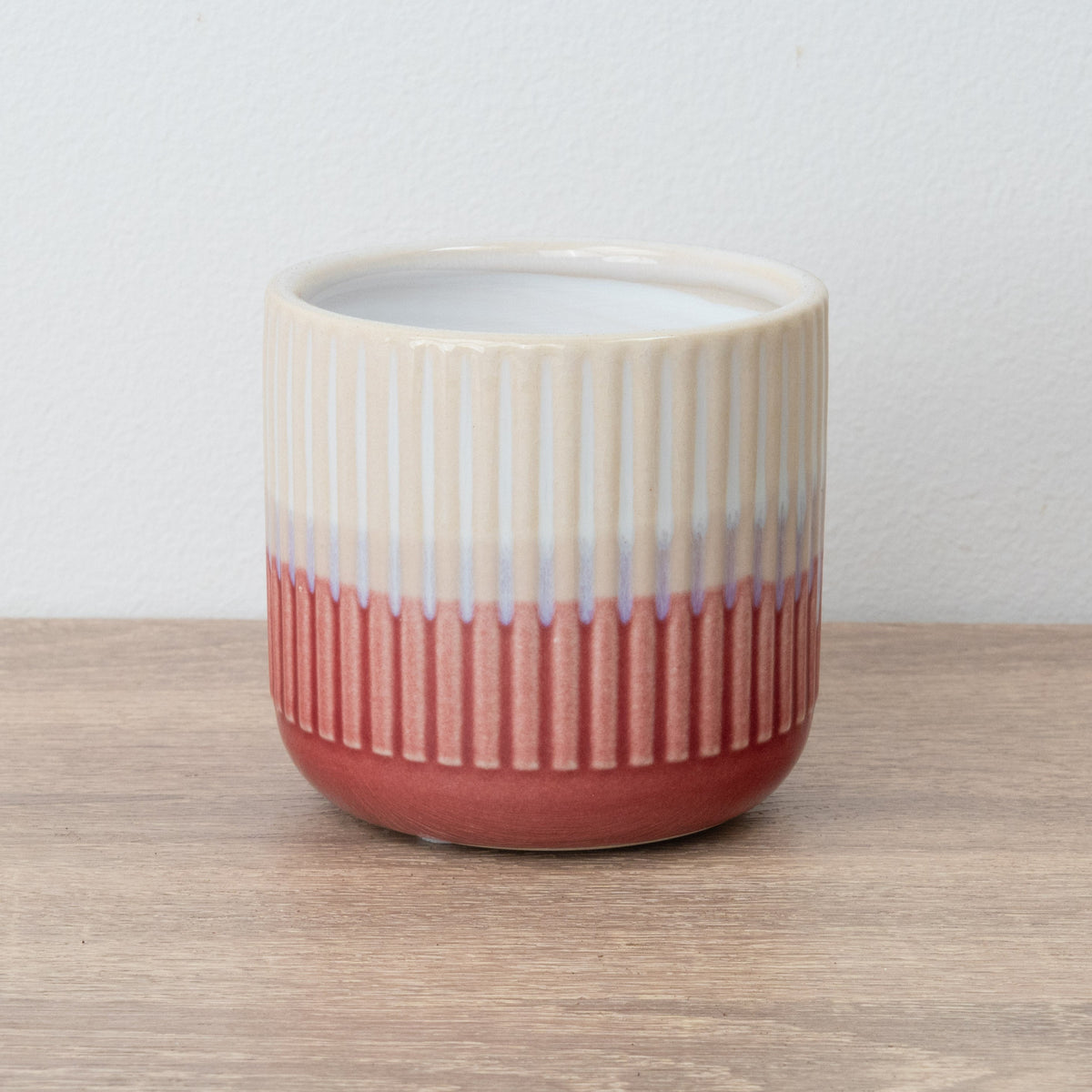 Dinky Dave Ceramic Plant Pot - Pink