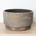 Romy Brown Bowl Plant Pot - Brown
