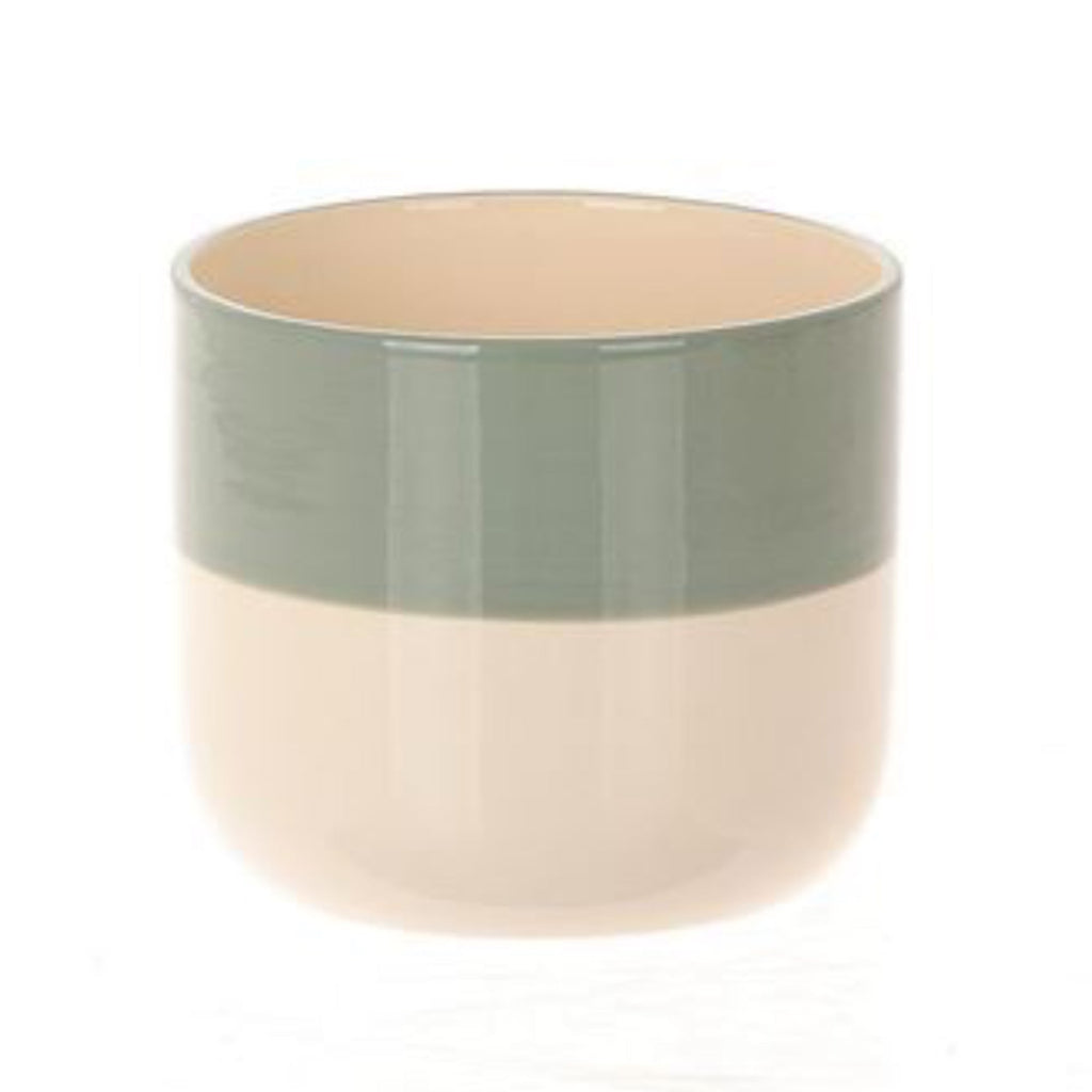 Metia Minimalist Striped Plant Pot