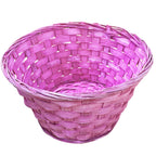 Bamboo Plant Basket - Pink