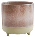 Jolie Matte Ceramic Plant Pot - Rose