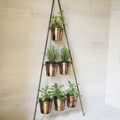 Modern Vertical Plant Stand - Gold Bronze