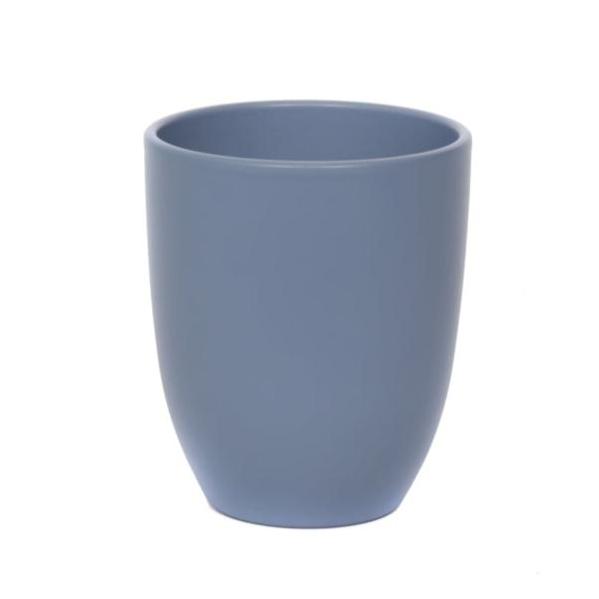 Hugo Ceramic Plant Pot - Dusty Blue