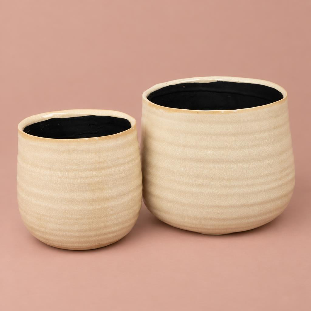 Como plant pot in Ivory