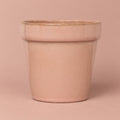 Dulci Reactive plant pot in soft blush