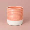 Vitae plant pot in Peach