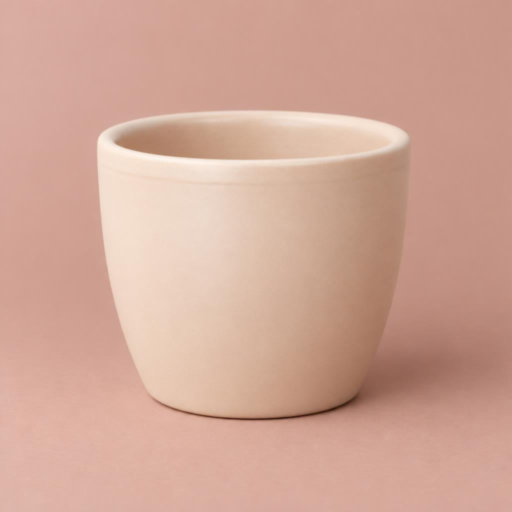 Simplicity ceramic plant pot in nude