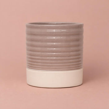 Vitae decorative plant pot in dusky pink