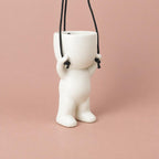 Chillings hanging ceramic plant pot
