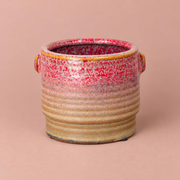 Aura plant pot in Sunset colours