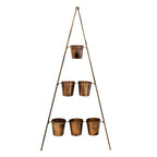 Modern Vertical Plant Stand - Gold Bronze