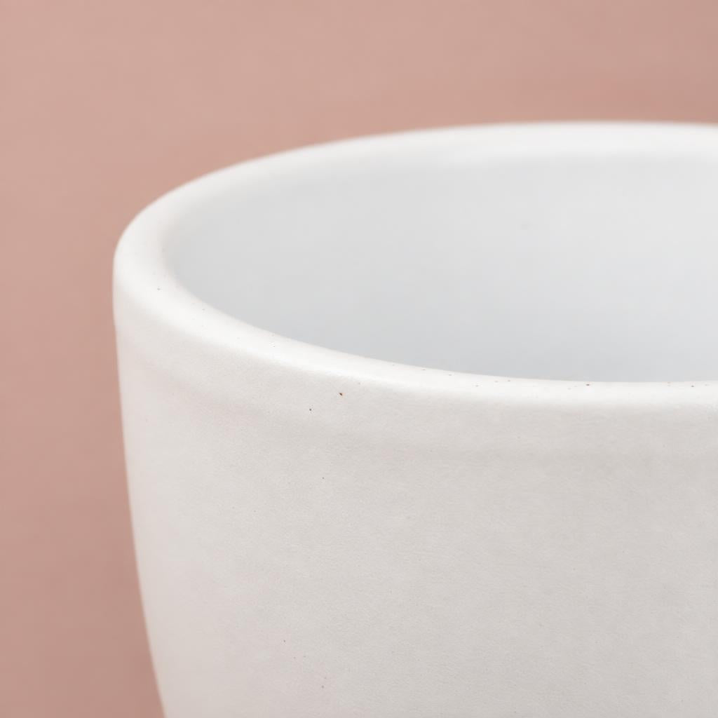 Simplicity Indoor Plant Pot | Satin White