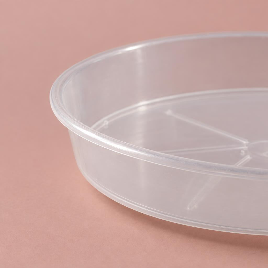 Orchid Saucer Indoor Plant Pot | Transparent