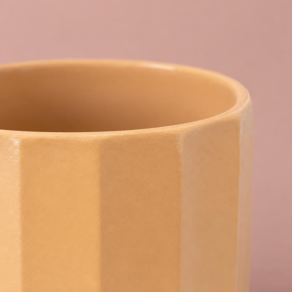 Positano plant pot in apricot