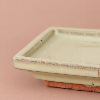 Bonsai Ceramic Saucer | Ivory
