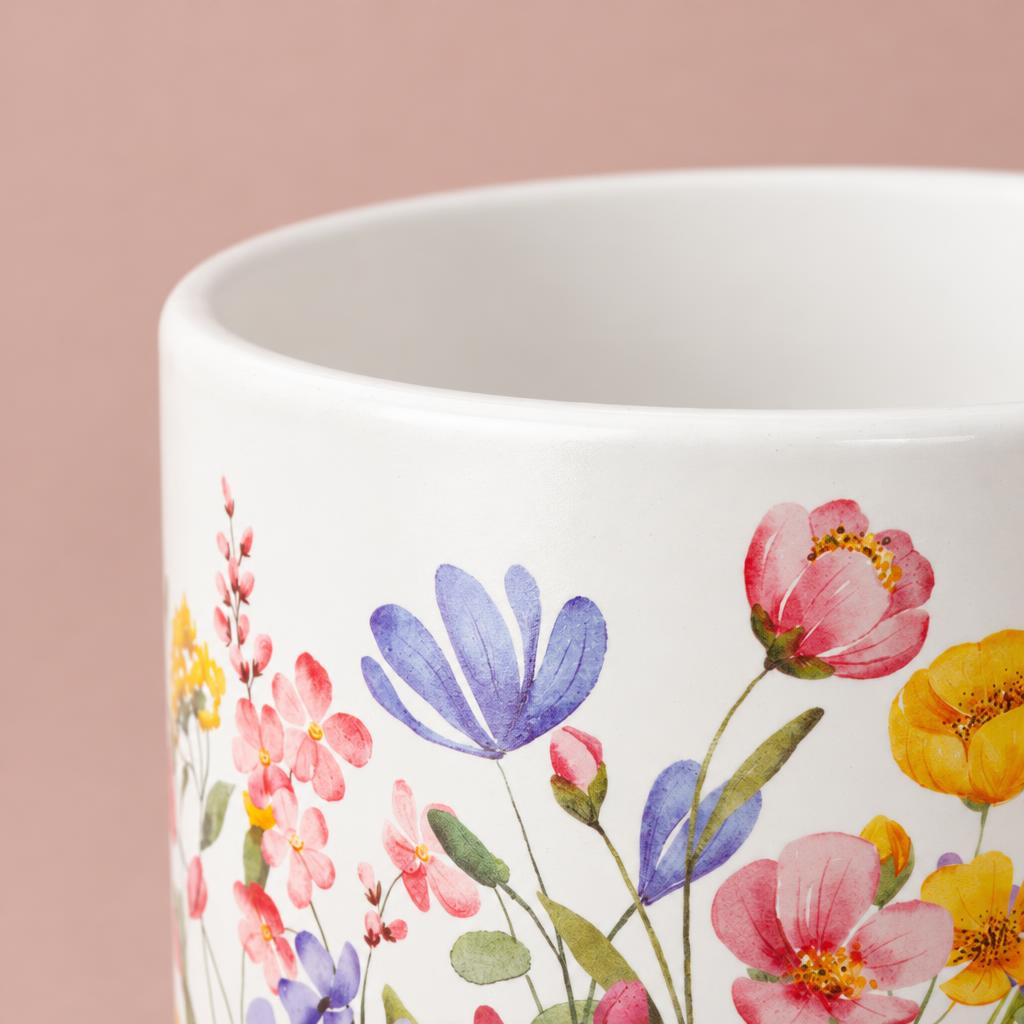 Floral Fiori Indoor Plant Pot | Meadow