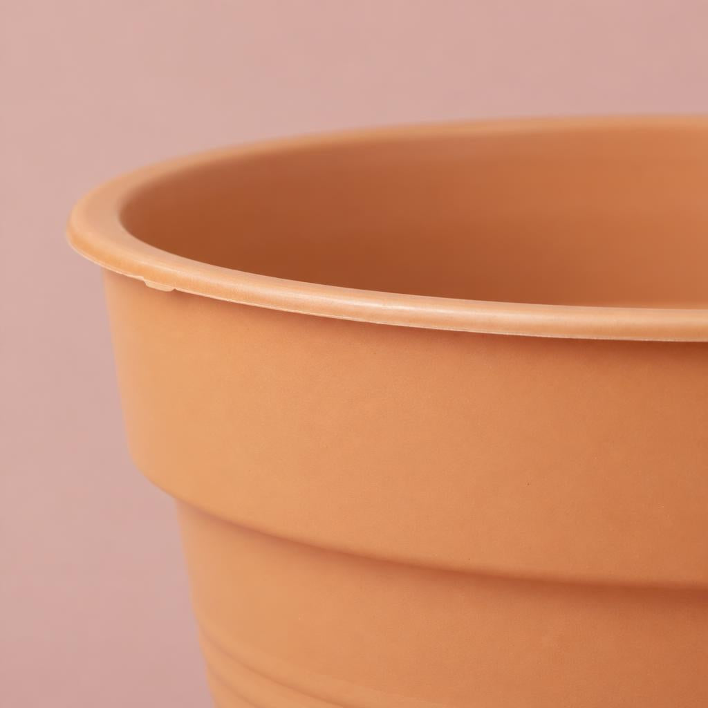 Terracotta-coloured Elho Grow Pot nursery pot