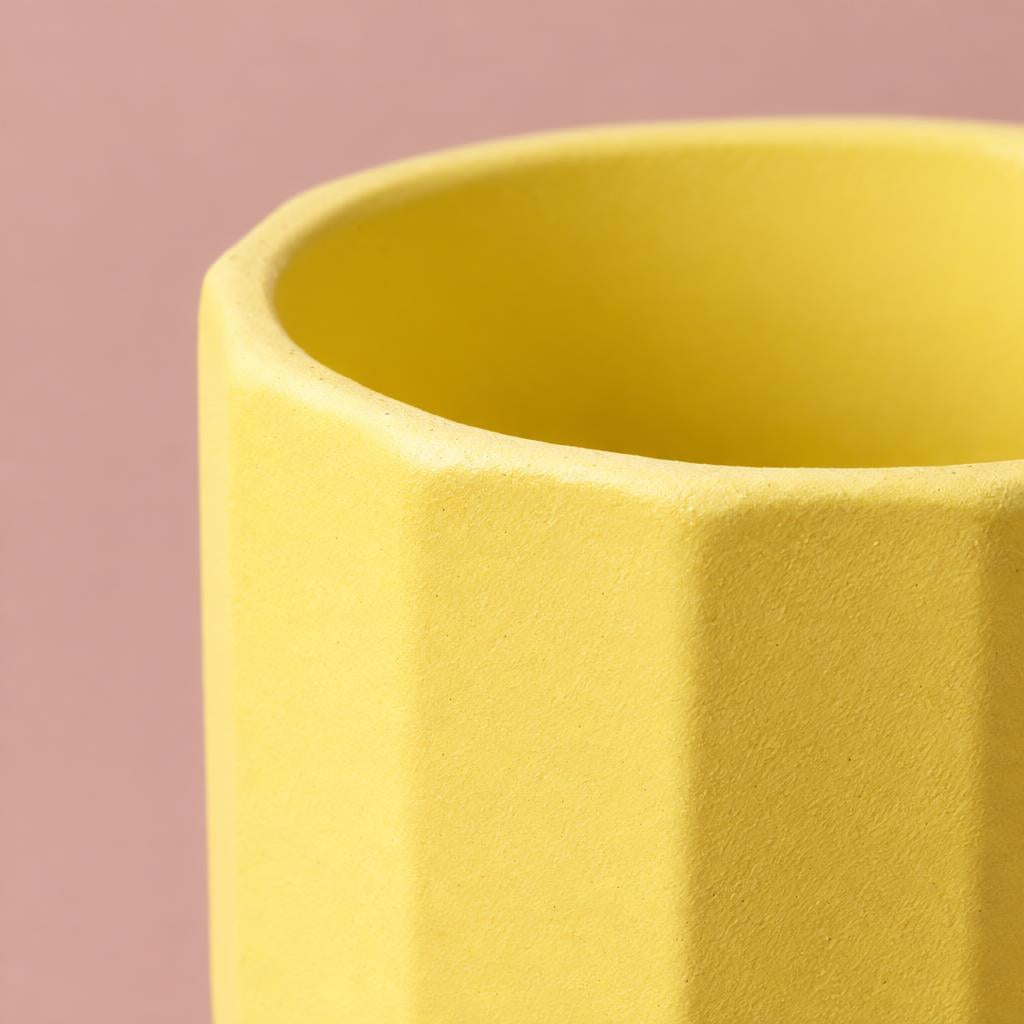 Positano Indoor Plant Pot | Lemon
