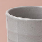 Sofia plant pot in soft Grey Granite