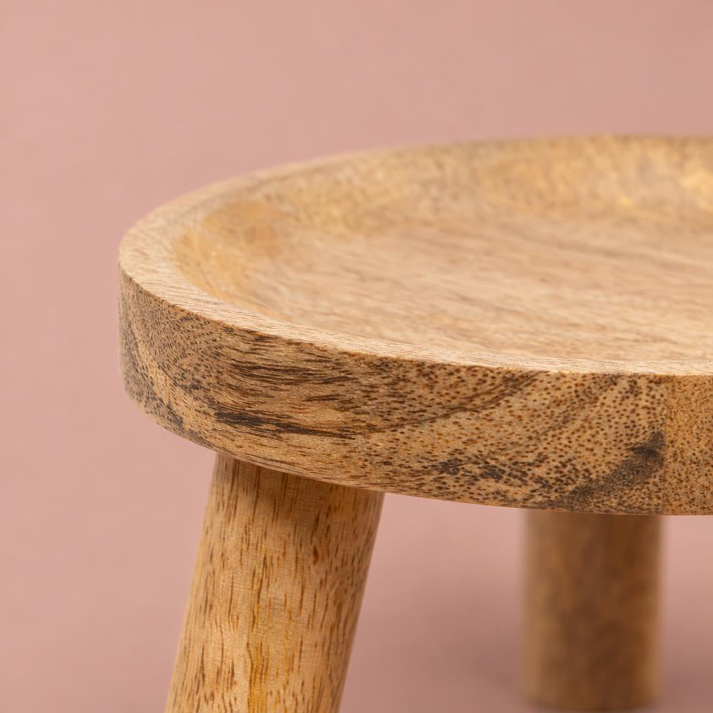 Wooden plant pot stand