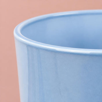 Munich Indoor Plant Pot | Blue Gloss